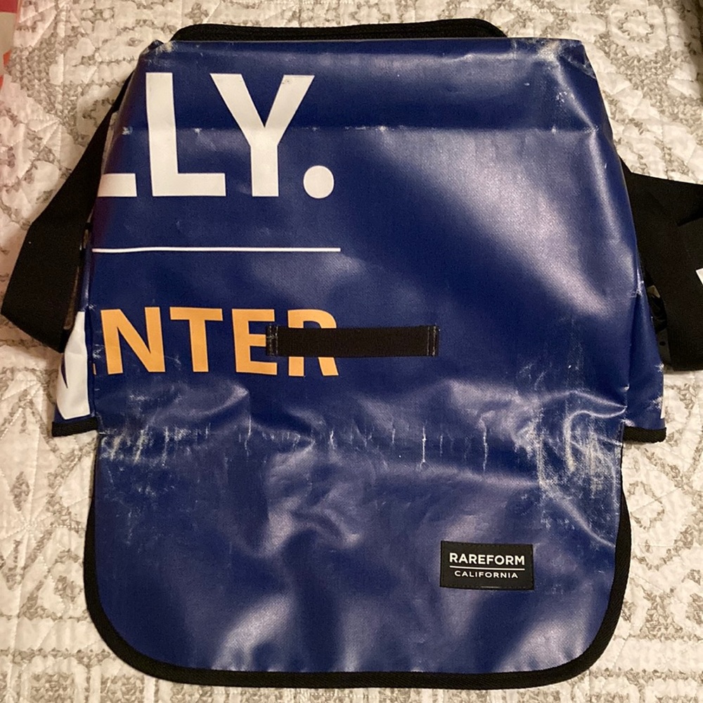 Blue Messenger Laptop Bag